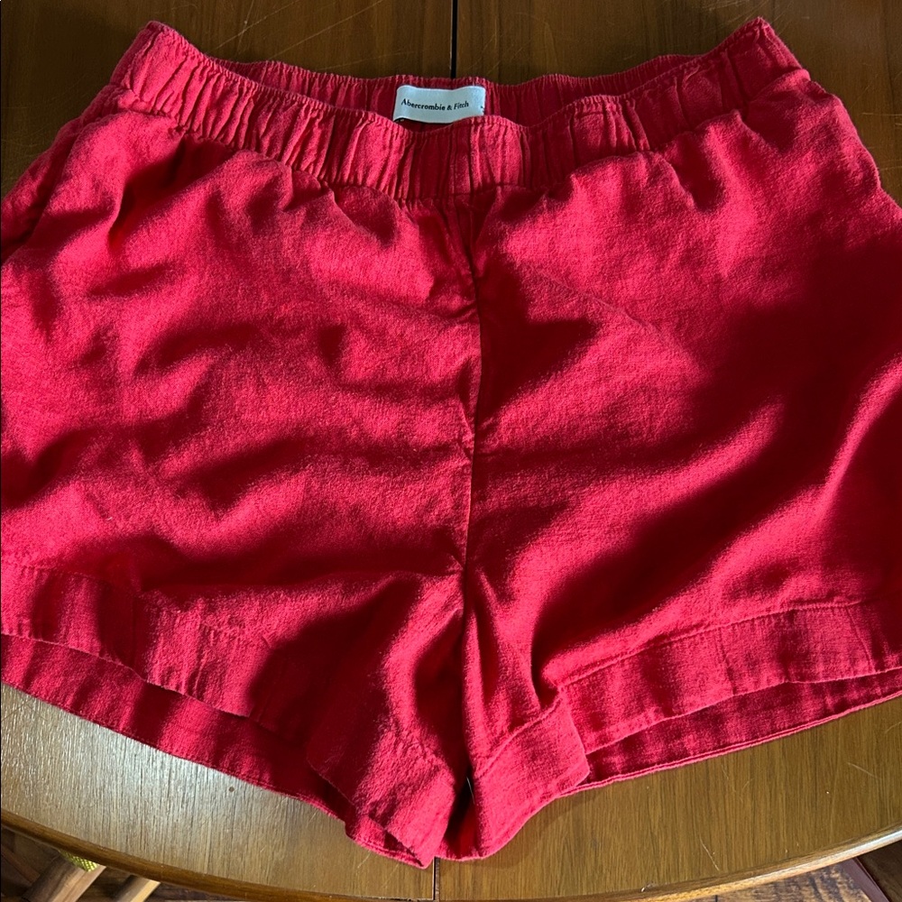 Abercrombie & Fitch Linen-Blend Shorts